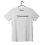 Camiseta Masculina Hubpodcast Estampada Branca