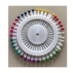 Kit de Alfinetes para Costura com Cabeça de Bola Colorida - 160 unidades