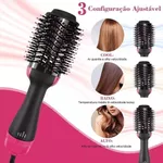 Escova Secadora Alisadora 3 em 1 Hair Styler FANG – Apenas 110V