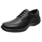 Sapato Social Confort Masculino Com Cadarço Preto
