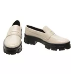 Mocassim Feminino Tratorado Siroco Off White