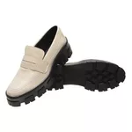 Mocassim Feminino Tratorado Siroco Off White