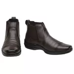 Botina Masculina Confort Café