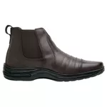 Botina Masculina Confort Café