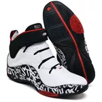 Tênis De Basquete Impact Branco, Preto E Vermelho
