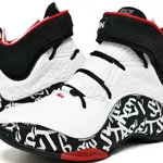 Tênis De Basquete Impact Branco, Preto E Vermelho