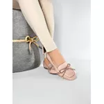 Mocassim Feminino Rasteiro Rose