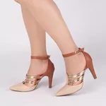 Sapato Scarpin Caramelo