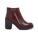 BOTA FEMININA SINTÉTICA CONHAQUE