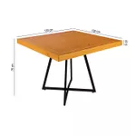 Mesa Com 4 Cadeiras Preta Opcionais - Jade