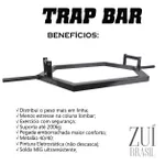 Barra Hexagonal Barra Musculação Academia Ponteira Standard Zuí Brasil