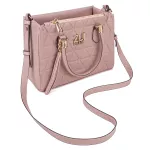 Bolsa Feminina Luxo Lorena Triângulo Rosa Zuí Brasil 