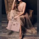 Bolsa Feminina Luxo Lorena Triângulo Rosa Zuí Brasil 
