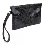 Bolsa Feminina Carteiro De Mão Festa Clutch Preta Zuí Brasil 