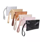 Bolsa Feminina Carteiro De Mão Festa Clutch Preta Zuí Brasil 