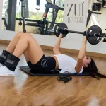 Kit Barra Body Pump 1.30m + 2 Barras 40cm + 6 Presilhas Treino Musculação Zuí Brasil 