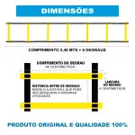 Kit Treino Corda de Pular + 10 Cones + 10 Pratos + Escada Agilidade + Roda Abdominal Zuí Brasil