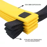Kit Treino Corda de Pular + 10 Cones + 10 Pratos + Escada Agilidade + Roda Abdominal Zuí Brasil