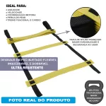 Escada De Agilidade Treino Funcional 7 Degraus PVC - Zuí Brasil 