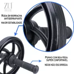 Kit Treino Corda de Pular + 10 Cones + 10 Pratos + Escada Agilidade + Roda Abdominal Zuí Brasil