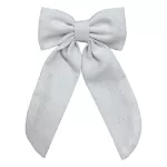 Laço de Cabelo Adulto Infantil Grande Luxo Boneca Prendedor Presilha Branco