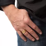 anel em ouro 18k são Jorge 7g