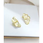 Brinco Dream Linha Orgânica Banhado a Ouro 