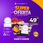 450 Adesivo Sabor e Validade Personalizado 4X5
