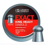 Chumbinhos JSB Exact King Heavy Diabolo 6,35mm Peso médio: 2,20g / 33,95 gr lata com 150 pçs