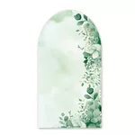 Kit Casadinho + Painel Romano Tema Floral Verde