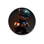 Capa Painel Redondo Avengers Capitão América