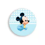 Capa Painel Redondo Mickey Baby