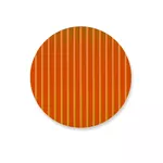 Capa Painel Redondo Ripado Laranja