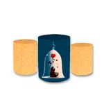 Kit Trio De Cilindros Bela e a Fera Azul