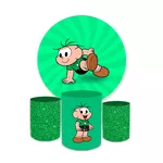 Kit Capa Painel + Trio Cilindros Cebolinha 02 - Barato Do Dia