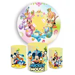 Kit Capa Painel + Trio Cilindros Mickey Mouse Páscoa