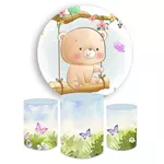 Kit Capa Painel + Trio Cilindros Ursinho Balanço