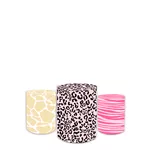 Kit Trio De Cilindros Safari Aquarela Rosa