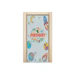 Capa De Porta Em Tecido Sublimado 2,0x0,8m C/ Elástico Decoração Tema Escola Decoração Profissões