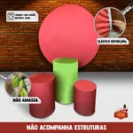 Capa Painel Redondo Decorativo Tema Cachorrinho Pets Decoração