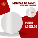 Capa Painel Redondo Decorativo Tema Cachorrinho Pets Decoração