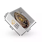 EMBALAGEM OVO DE COLHER COM TAMPA E VISOR 350G PERSONALIZADA -5000 UNIDADES
