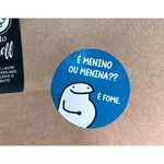 ADESIVO MENINO MENINA - 500 UNIDADES