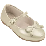 Sapatilha Infantil Pampili Verniz Dourado Mini Blog 516003 Dourado