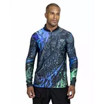 CAMISA MASCULINA C.F BRASIL FRAGMENTO LINEAR AZUL