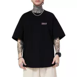 Camiseta Oversized Masculina Time is Money Preto
