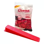 Cunha Slim Niveladora Porcelanato 61538 Cortag 100 Peças