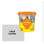 REJUNTE ACRILICO CINZA PLATINA 1KG QUARZOLIT