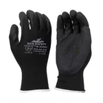 LUVA SHOGUN LATEX CORRUGADO BLACK B96899 CA46042