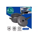 PANELA DE PRESSÃO CONECTA 4,5L ANTIADERENTE GRAFITE